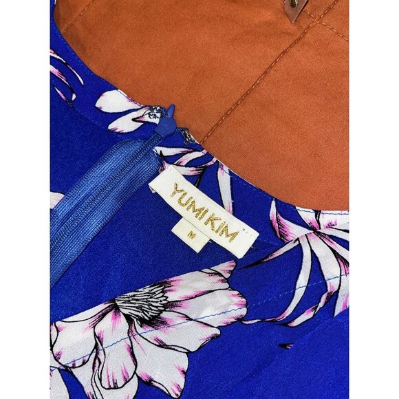 Yumi Kim Liz Rompe in French Rose Royal BLue Women's Size Medium - Picture 7 of 11